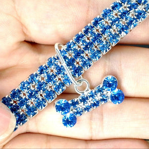 Exquisite Bling Crystal Dog Collar