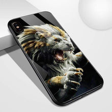 Load image into Gallery viewer, The KedStore for 11 pro max / 03167 / Glass case iPhone glass / TPU back cover Lion anime phone case