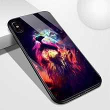 Load image into Gallery viewer, The KedStore for 11 pro max / 03169 / Glass case iPhone glass / TPU back cover Lion anime phone case