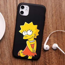 Load image into Gallery viewer, The KedStore For iPhone 11 / tpu A1256-black Homer J Simpson funny Bart Simpson Coque Cartoon Phone Case For iPhone 11 PRO MAX 6s 8 7 Plus | TheKedStore