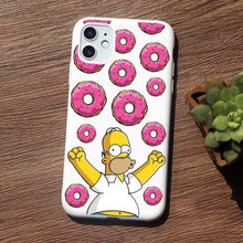 Load image into Gallery viewer, The KedStore For iPhone 11 / tpu A1260-white Homer J Simpson funny Bart Simpson Coque Cartoon Phone Case For iPhone 11 PRO MAX 6s 8 7 Plus | TheKedStore