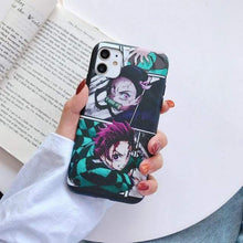 Load image into Gallery viewer, The KedStore For iPhone 12 / 3 Demon Slayer Case for iphone 11 pro 6 6s 7 8 plus X XR XS Max phones