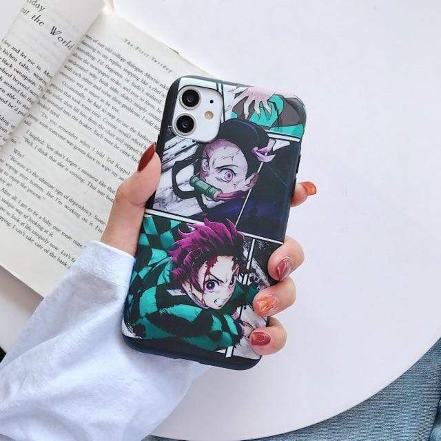 The KedStore For iPhone 12 / 3 Demon Slayer Case for iphone 11 pro 6 6s 7 8 plus X XR XS Max phones