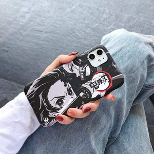 The KedStore For iPhone 12 mini / 1 Demon Slayer Case for iphone 11 pro 6 6s 7 8 plus X XR XS Max phones