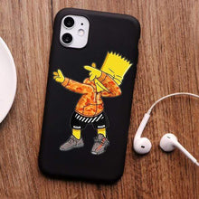Load image into Gallery viewer, The KedStore For iPhone 6 6S / tpu A1257-black Homer J Simpson funny Bart Simpson Coque Cartoon Phone Case For iPhone 11 PRO MAX 6s 8 7 Plus | TheKedStore