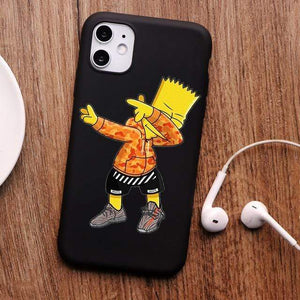 The KedStore For iPhone 6 6S / tpu A1257-black Homer J Simpson funny Bart Simpson Coque Cartoon Phone Case For iPhone 11 PRO MAX 6s 8 7 Plus | TheKedStore