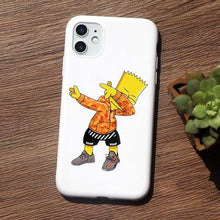 Load image into Gallery viewer, The KedStore For iPhone X or XS / tpu A1257-white Homer J Simpson funny Bart Simpson Coque Cartoon Phone Case For iPhone 11 PRO MAX 6s 8 7 Plus | TheKedStore