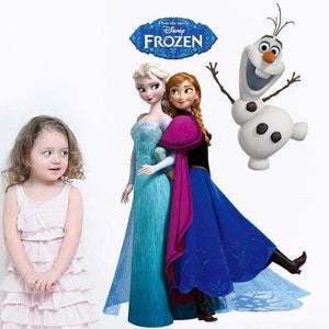Elsa Anna princess wall stickers Disney Frozen wall decals.