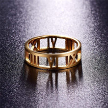 Load image into Gallery viewer, The KedStore Gold / 10 Roman Ring