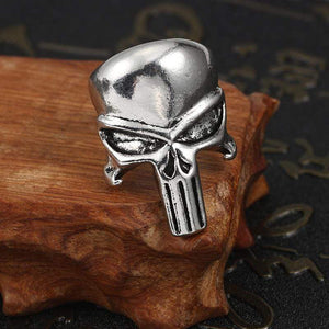 The KedStore Gothic Punk Stainless Steel Ring Retro Rabbit Snake Tiger Wolf Rings Skeleton Devil Evil Eye Ring