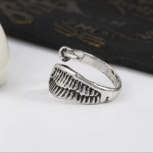 The KedStore Gothic Punk Stainless Steel Ring Retro Rabbit Snake Tiger Wolf Rings Skeleton Devil Evil Eye Ring