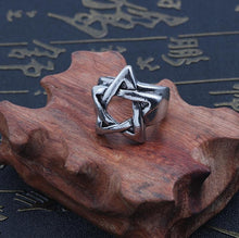 Load image into Gallery viewer, The KedStore Gothic Punk Stainless Steel Ring Retro Rabbit Snake Tiger Wolf Rings Skeleton Devil Evil Eye Ring