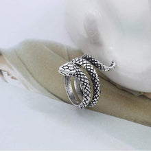 Load image into Gallery viewer, The KedStore Gothic Punk Stainless Steel Ring Retro Rabbit Snake Tiger Wolf Rings Skeleton Devil Evil Eye Ring