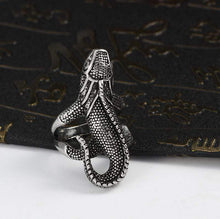 Load image into Gallery viewer, The KedStore Gothic Punk Stainless Steel Ring Retro Rabbit Snake Tiger Wolf Rings Skeleton Devil Evil Eye Ring