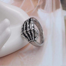 Load image into Gallery viewer, The KedStore Gothic Punk Stainless Steel Ring Retro Rabbit Snake Tiger Wolf Rings Skeleton Devil Evil Eye Ring