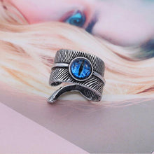 Load image into Gallery viewer, The KedStore Gothic Punk Stainless Steel Ring Retro Rabbit Snake Tiger Wolf Rings Skeleton Devil Evil Eye Ring