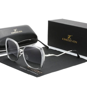 The KedStore Gray Frame Gradient N7832 KINGSEVEN Women's Sunglasses Gradient Polarized Lens Butterfly Oculos Feminino | TheKedStore
