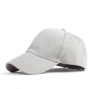 The KedStore Gray Glitter Ponytail Baseball Caps Sequins Shining Adjustable Snapback