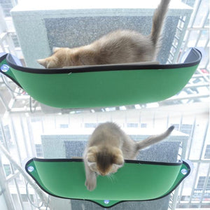 The KedStore green / A Cat Window Perch Hammock / Bed / Seat /Pod / Lounger