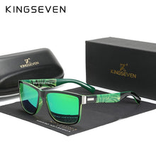 Load image into Gallery viewer, KINGSEVEN Square Retro Gradient Polarized Sunglasses