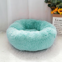 Load image into Gallery viewer, The KedStore Green / Diameter 100cm Calming Dog Bed For Anxiety Relieving &amp; Cuddling Your Pet In Round Orthopedic Soft Long Plush Cat Dog Bed Cushion