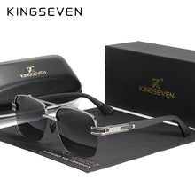 Load image into Gallery viewer, KINGSEVEN Design Sunglasses Polarized Gradient Square Retro Eyewear Okulary