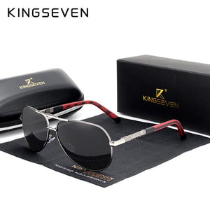 The KedStore GUN GRAY KINGSEVEN Aluminum Magnesium Sunglasses