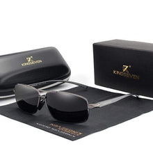 Load image into Gallery viewer, The KedStore gun gray KINGSEVEN Vintage Retro Men Women Polarized Sunglasses Square Classic | TheKedStore