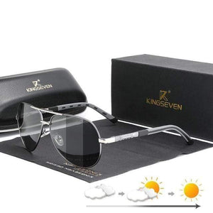 KINGSEVEN Vintage Aluminum Polarized Sunglasses Sun glasses | TheKedStore