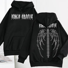 Load image into Gallery viewer, Harajuku Oversized Hoodie Retro Gothic Punk Anime Print