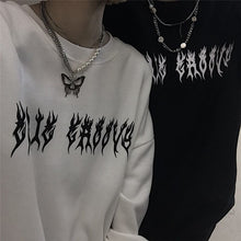 Load image into Gallery viewer, Harajuku Oversized Hoodie Retro Gothic Punk Anime Print