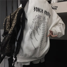 Load image into Gallery viewer, Harajuku Oversized Hoodie Retro Gothic Punk Anime Print