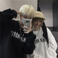 Load image into Gallery viewer, Harajuku Oversized Hoodie Retro Gothic Punk Anime Print