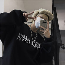 Load image into Gallery viewer, The KedStore Harajuku Oversized Hoodie Retro Gothic Punk Anime Print