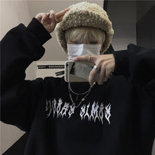 Load image into Gallery viewer, Harajuku Oversized Hoodie Retro Gothic Punk Anime Print