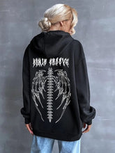 Load image into Gallery viewer, Harajuku Oversized Hoodie Retro Gothic Punk Anime Print