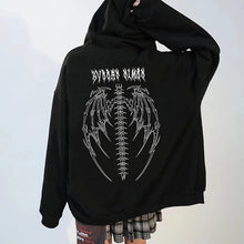 Load image into Gallery viewer, Harajuku Oversized Hoodie Retro Gothic Punk Anime Print