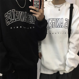 Harajuku Oversized Hoodie Retro Gothic Punk Anime Print