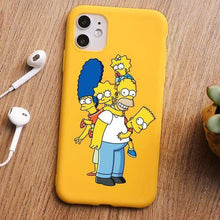 Load image into Gallery viewer, The KedStore Homer J Simpson funny Bart Simpson Coque Cartoon Phone Case For iPhone 11 PRO MAX 6s 8 7 Plus | TheKedStore