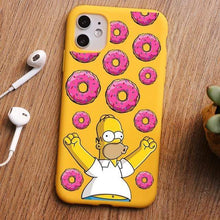 Load image into Gallery viewer, The KedStore Homer J Simpson funny Bart Simpson Coque Cartoon Phone Case For iPhone 11 PRO MAX 6s 8 7 Plus | TheKedStore
