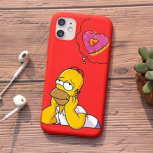 Load image into Gallery viewer, The KedStore Homer J Simpson funny Bart Simpson Coque Cartoon Phone Case For iPhone 11 PRO MAX 6s 8 7 Plus | TheKedStore