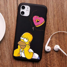 Load image into Gallery viewer, The KedStore Homer J Simpson funny Bart Simpson Coque Cartoon Phone Case For iPhone 11 PRO MAX 6s 8 7 Plus | TheKedStore