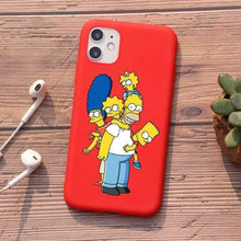 Load image into Gallery viewer, The KedStore Homer J Simpson funny Bart Simpson Coque Cartoon Phone Case For iPhone 11 PRO MAX 6s 8 7 Plus | TheKedStore