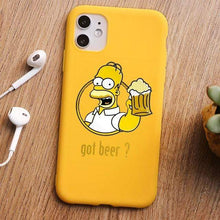 Load image into Gallery viewer, The KedStore Homer J Simpson funny Bart Simpson Coque Cartoon Phone Case For iPhone 11 PRO MAX 6s 8 7 Plus | TheKedStore