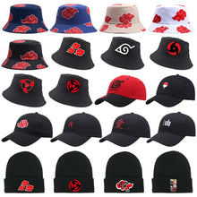 Load image into Gallery viewer, The KedStore Hot Anime Caotoon Hat Cotton Akatsuki Embroidery Uchiha Logo Fashion Cap Comicon Gift