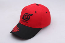 Load image into Gallery viewer, The KedStore Hot Anime Caotoon Hat Cotton Akatsuki Embroidery Uchiha Logo Fashion Cap Comicon Gift