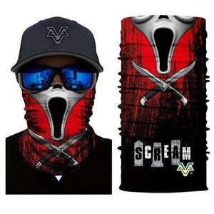 The KedStore HR040464 3D Seamless Bandana Motorcycle Face mask Ski Balaclava Neck Tube Bandanas Sports Scarf
