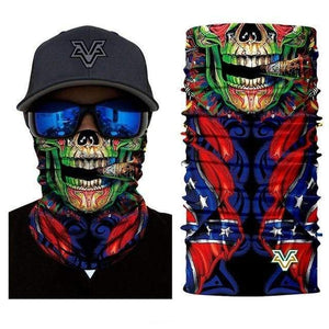 The KedStore HR040473 3D Seamless Bandana Motorcycle Face mask Ski Balaclava Neck Tube Bandanas Sports Scarf