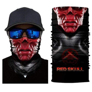 Motorcycle Face mask or Ski Balaclava or Neck Tube Bandanas and 3D Seamless Scarf
