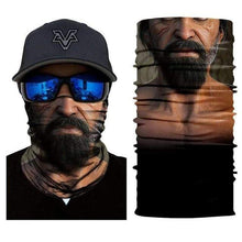 Load image into Gallery viewer, Motorcycle Face mask or Ski Balaclava or Neck Tube Bandanas and 3D Seamless Scarf